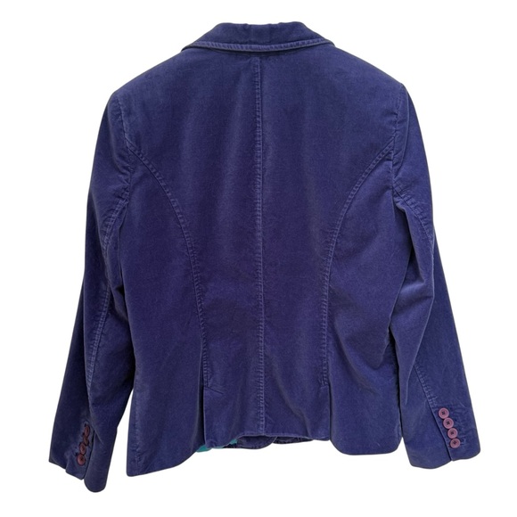 Liz Claiborne Purple Velvet Blazer Women’s Size 14 - Picture 3 of 11